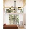 Z-Lite Bellamy Semi Flush Mount, 5-Light, 52 In.W x 52 In.L x 8.25 In.H, Matte Black/Matte Black Outer 1942-5SF-MB - alternate 5